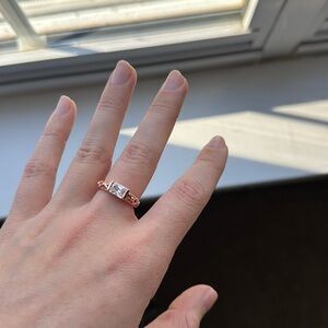 Rose gold ring